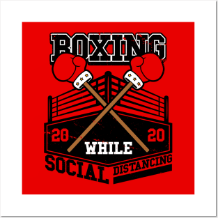 Social Dis-Boxing Posters and Art